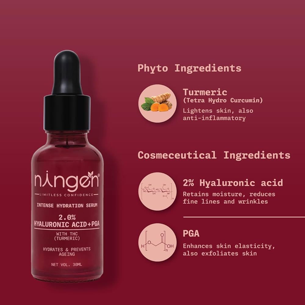 Ningen Intense Hydration Serum - 2% Hyaluronic Acid + PGA